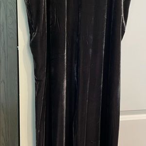 Sundance NWOT GRAY VELVET WIDE LEG Pants, XL